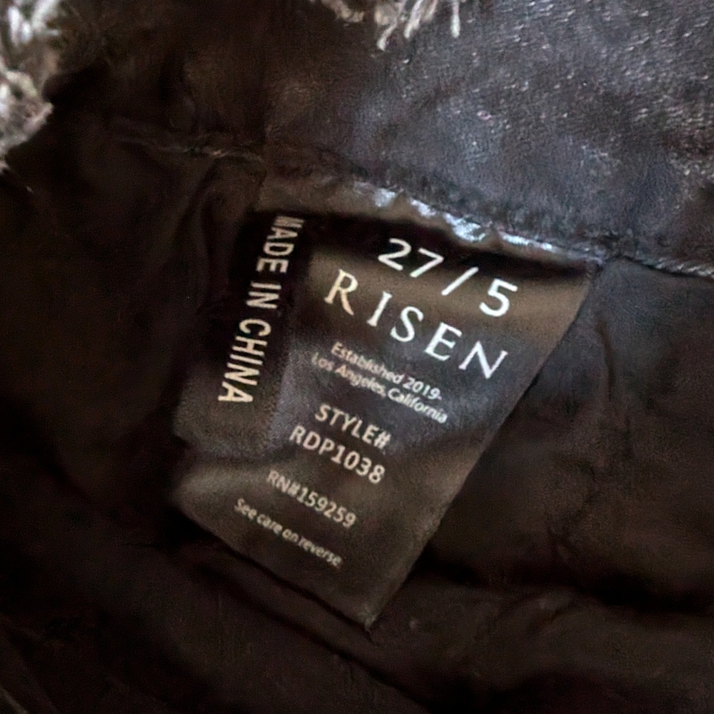 Risen Jeans Belted denim‎ sz  27 / 5 - Picture 5 of 7